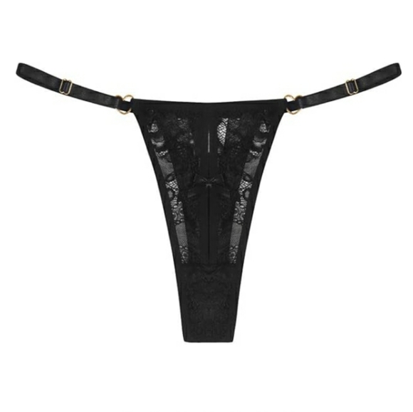 G-String Thongs Panties T Back Low Waist Seamless Underwear Black - Picture 4 of 8